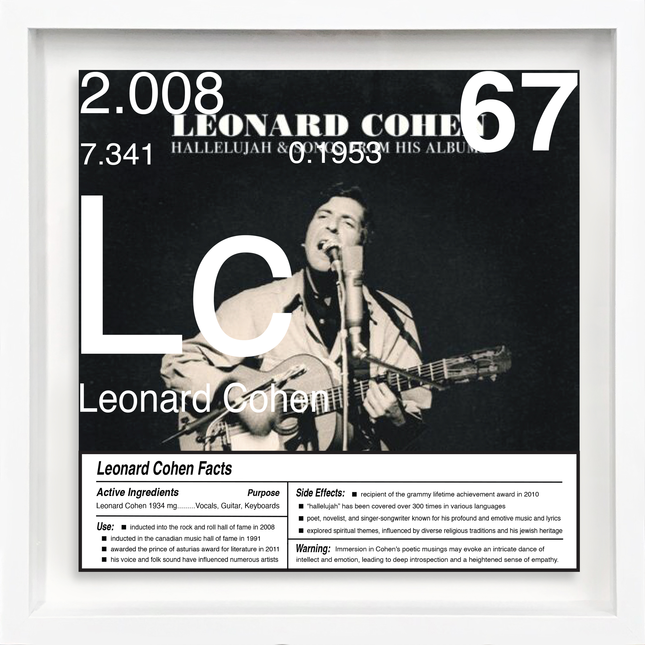 Leonard Cohen artwork